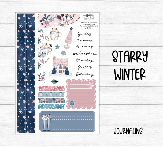 Journaling Kit, Starry Winter, J-315