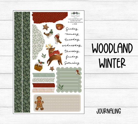 Journaling Kit, Woodland Winter, J-316