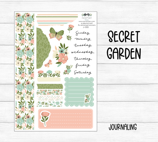 Journaling Kit, Secret Garden, J-333