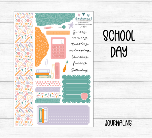 Journaling Kit, School Day, J-334