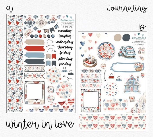 Journaling Kit, Winter in Love, J-348