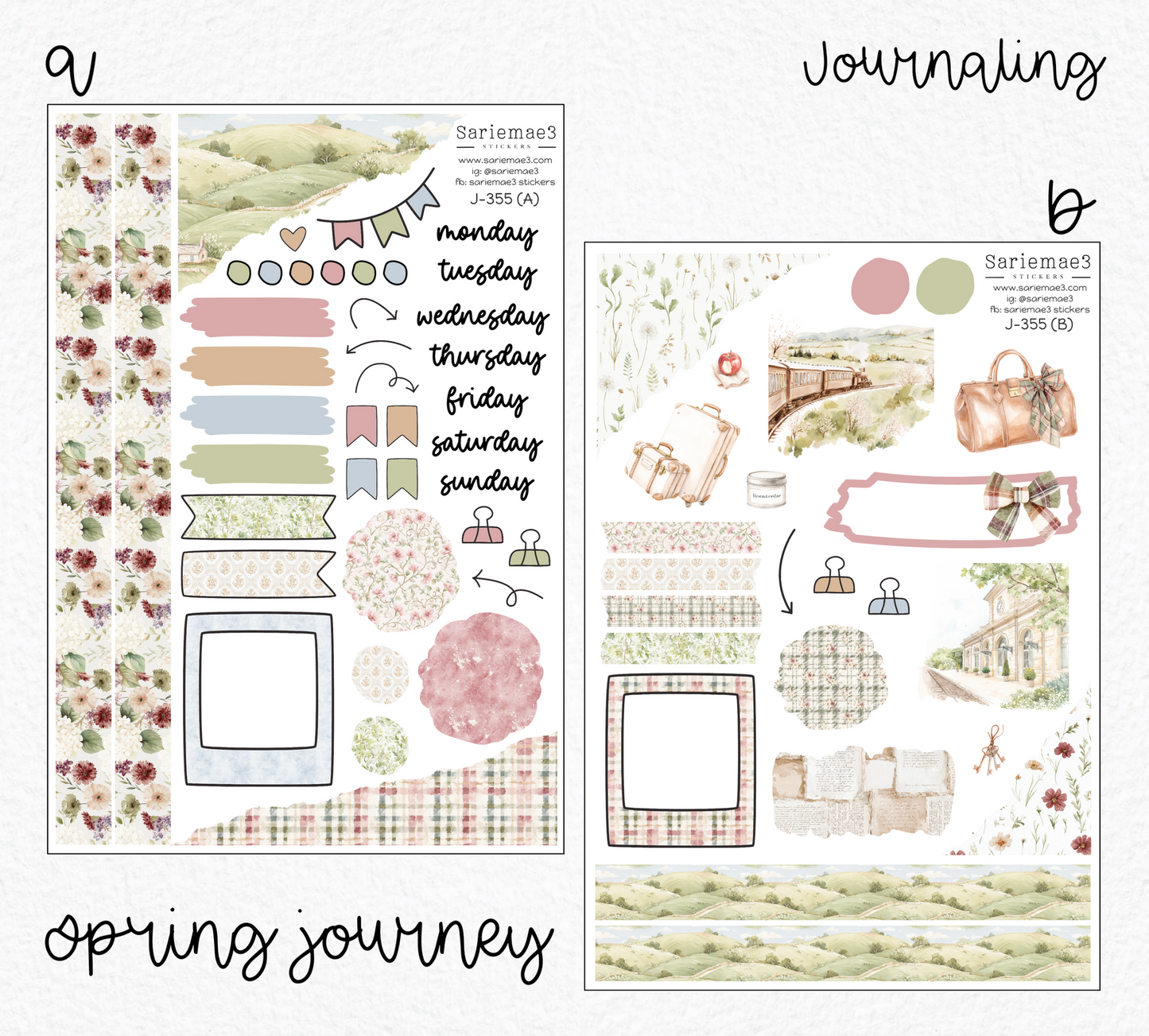 Journaling Kit, Spring Journey, J-355