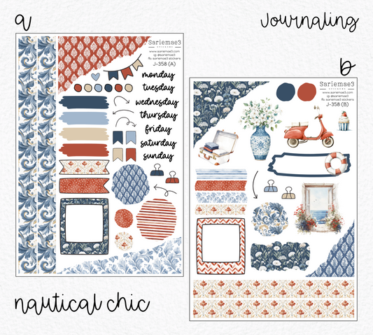 Journaling Kit, Nautical Chic, J-358
