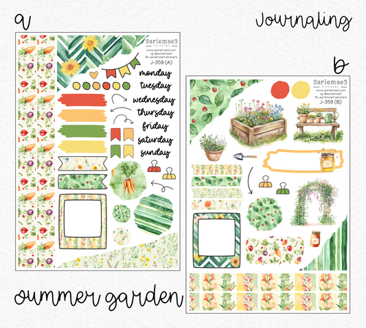 Journaling Kit, Summer Garden, J-359