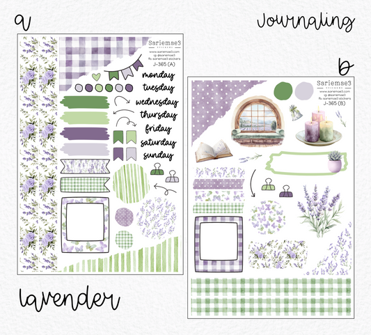Journaling Kit, Lavender, J-365