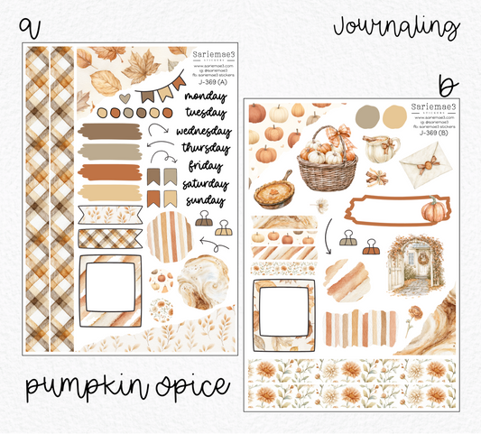 Journaling Kit, Pumpkin Spice, J-369