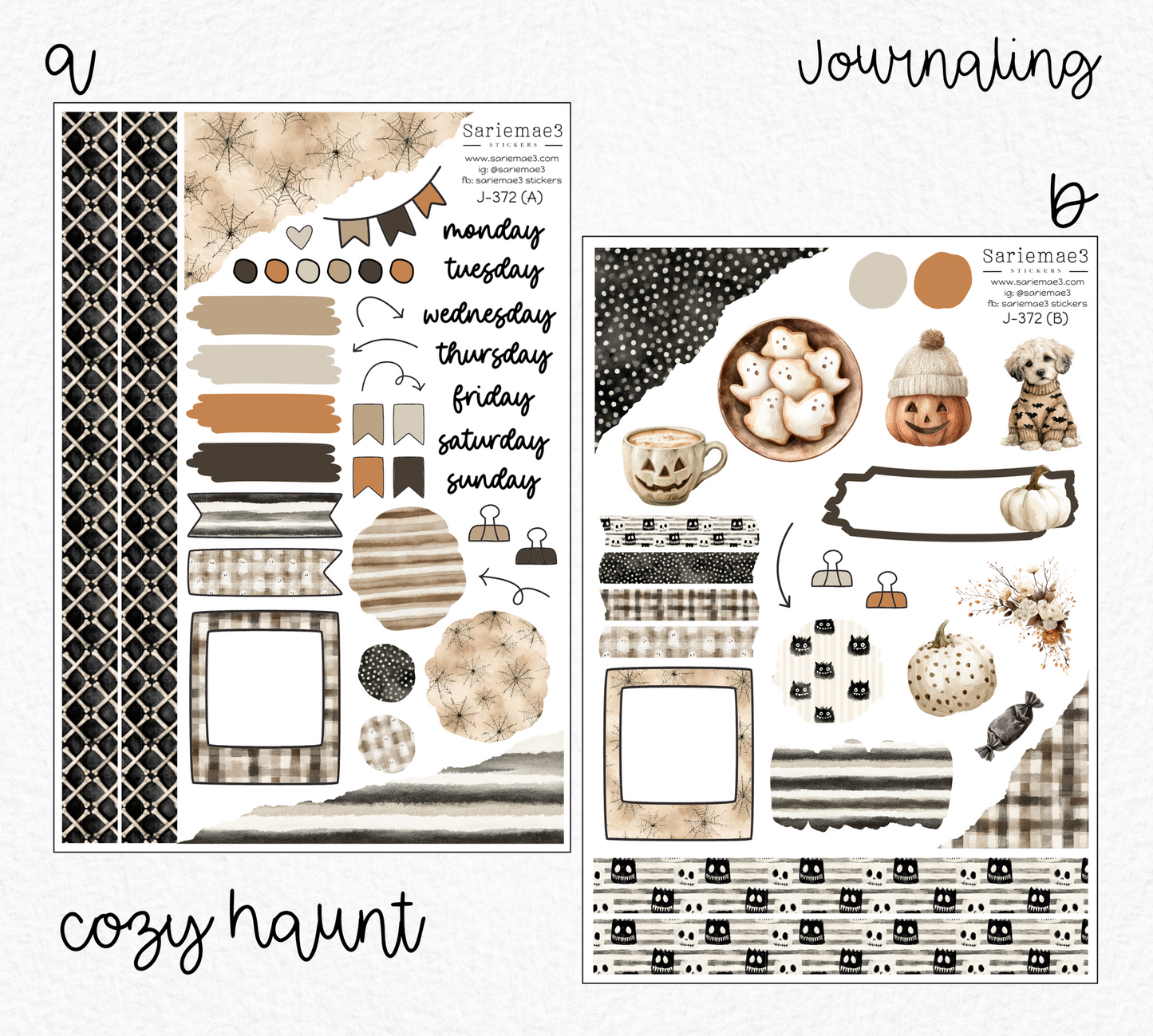 Journaling Kit, Cozy Haunt, J-373