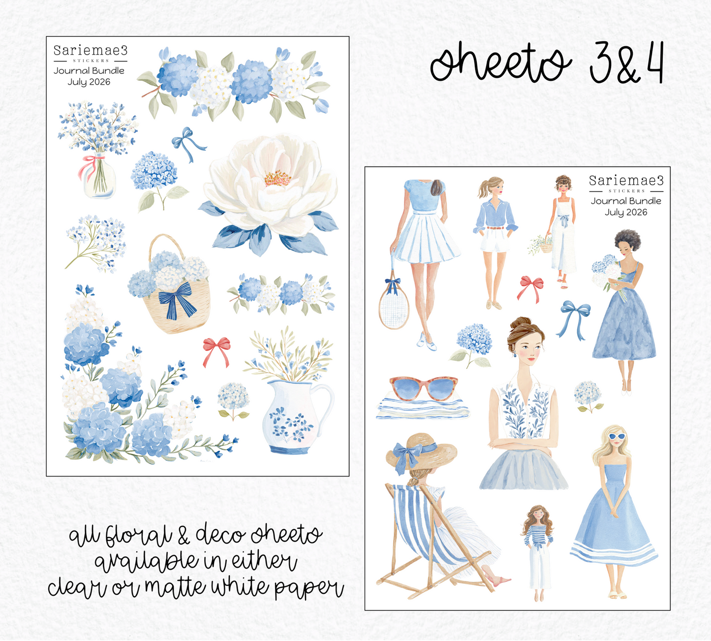July Journal Bundle (20% off) LIMITED TIME! Available 6/1-6/30