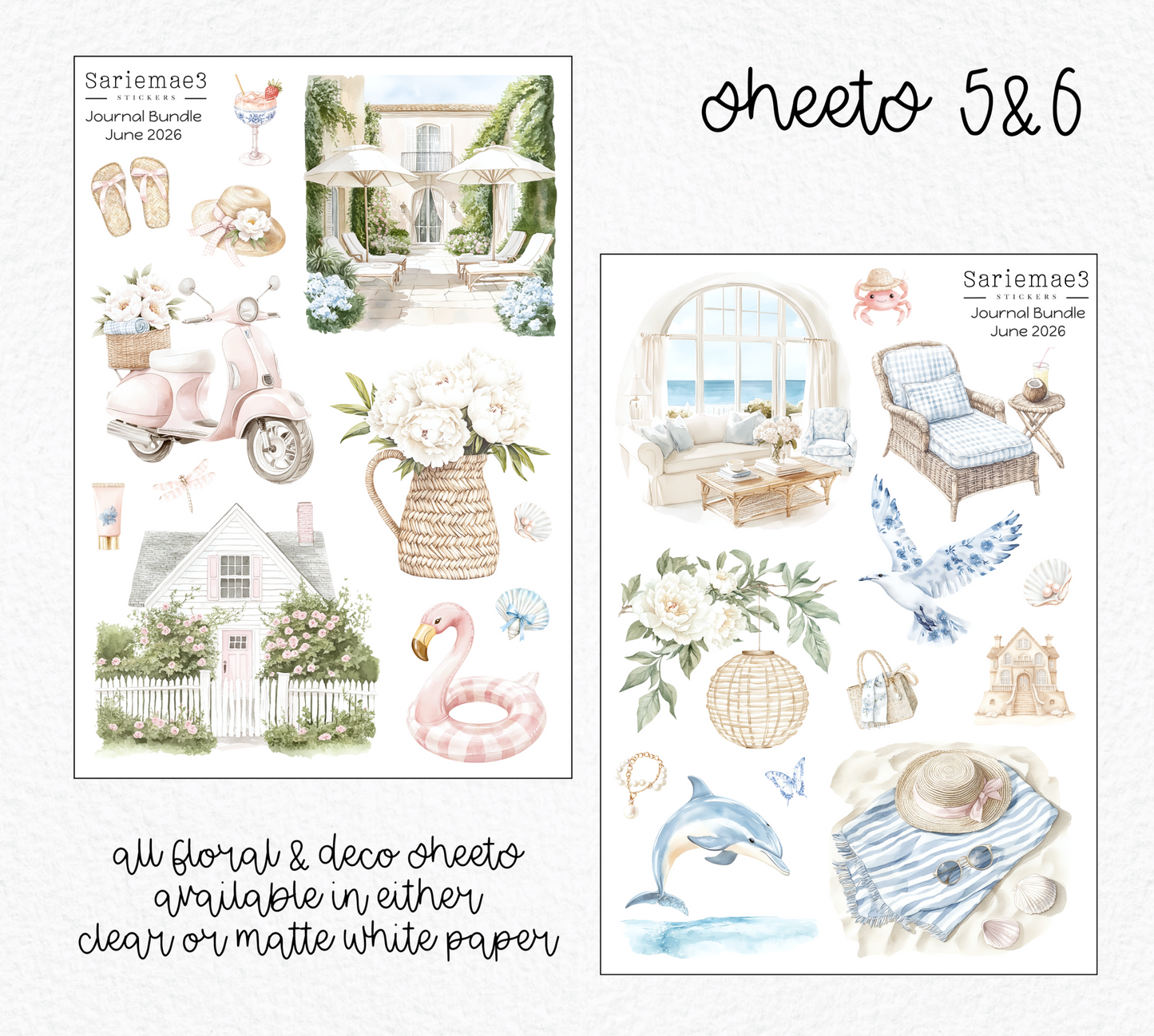 June Journal Bundle (20% off) LIMITED TIME! Available 6/1-6/30