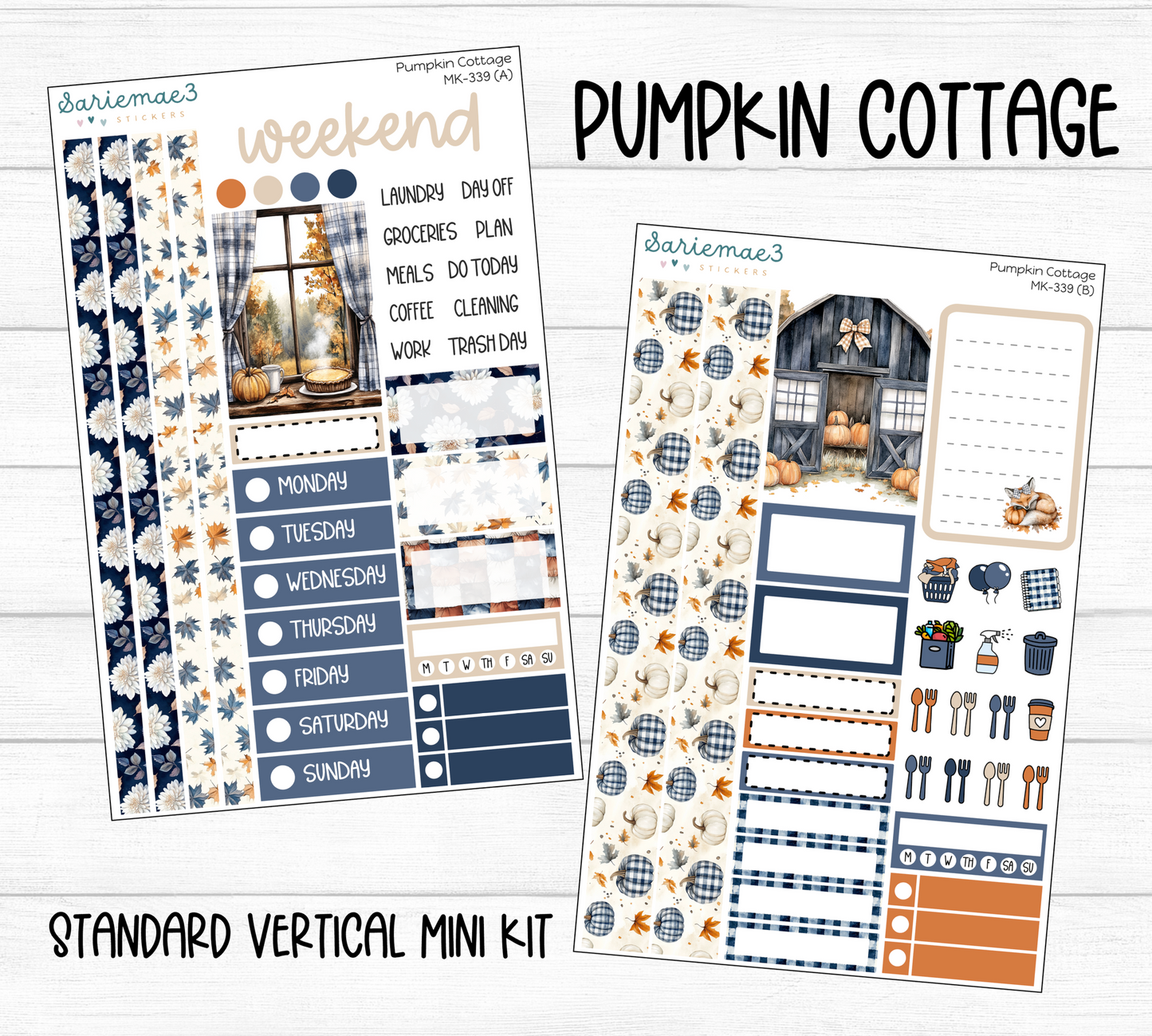 Mini Kit, Pumpkin Cottage, MK-339