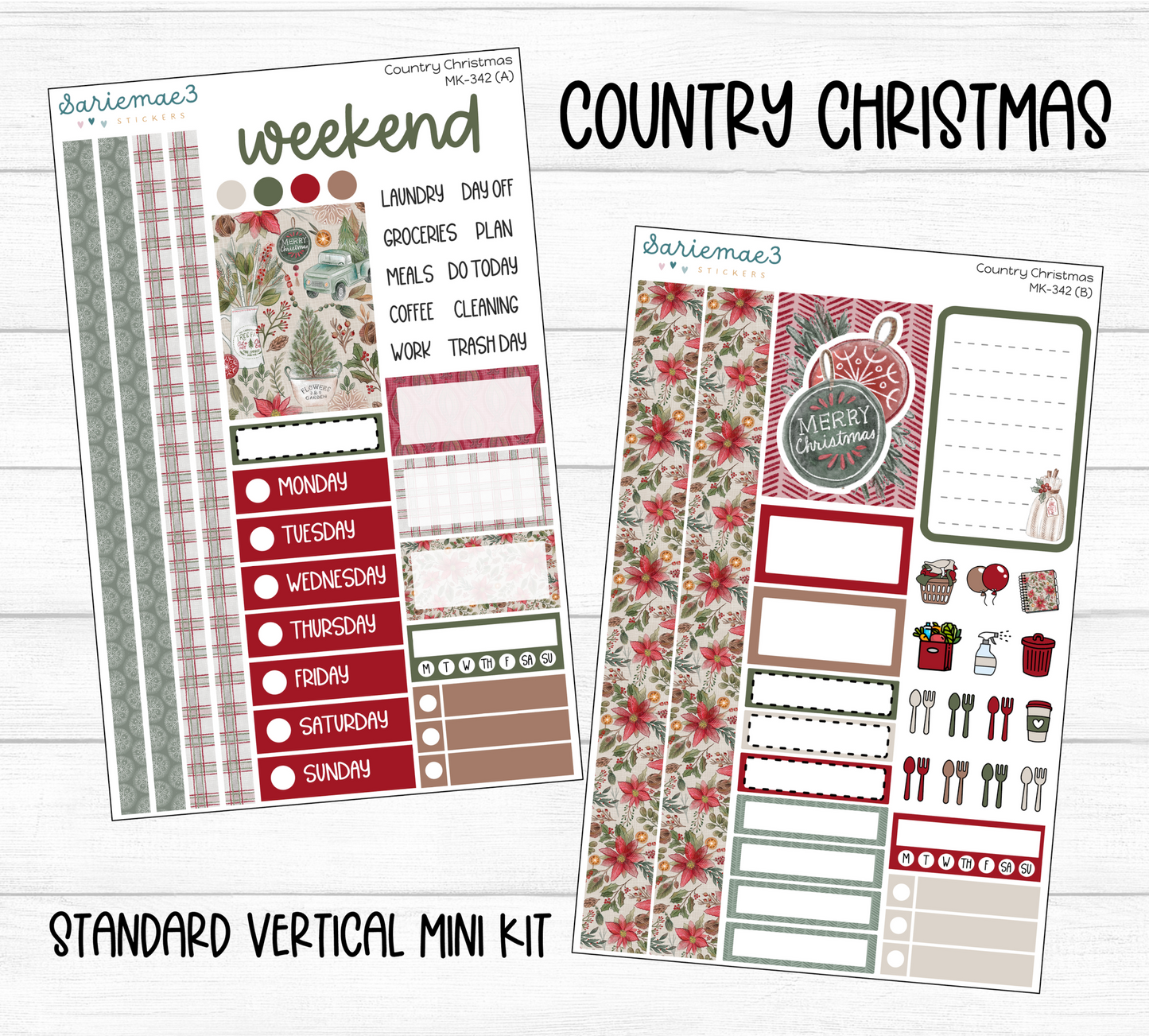 Mini Kit, Country Christmas, MK-342