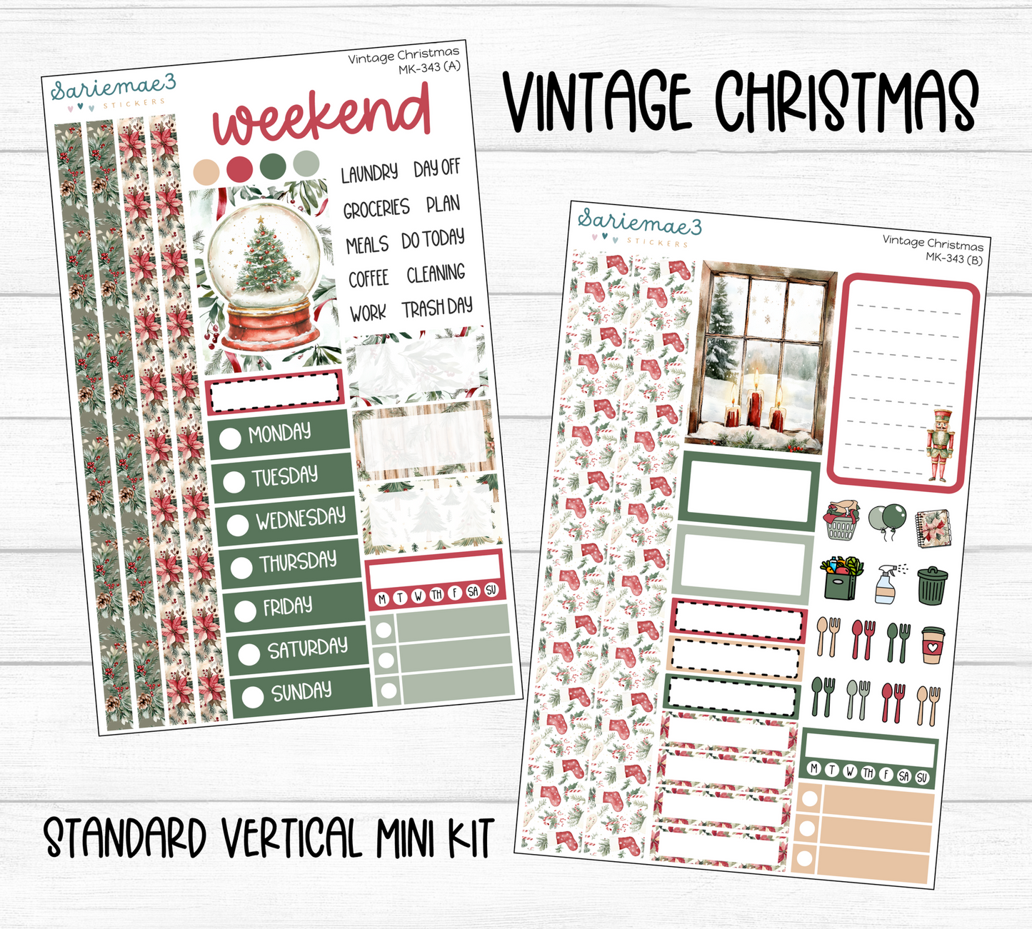 Mini Kit, Vintage Christmas, MK-343