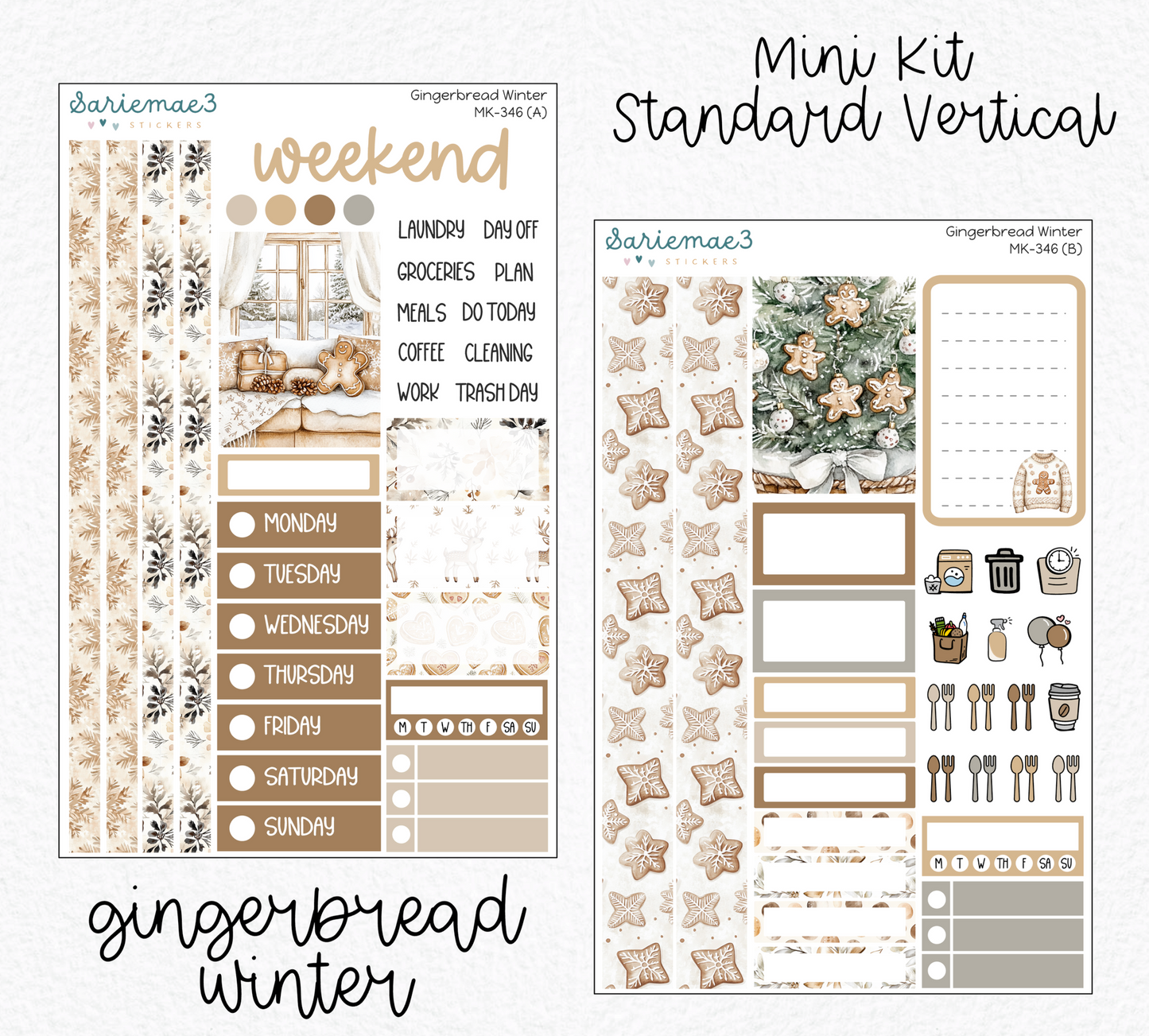 Mini Kit, Gingerbread Winter, MK-346