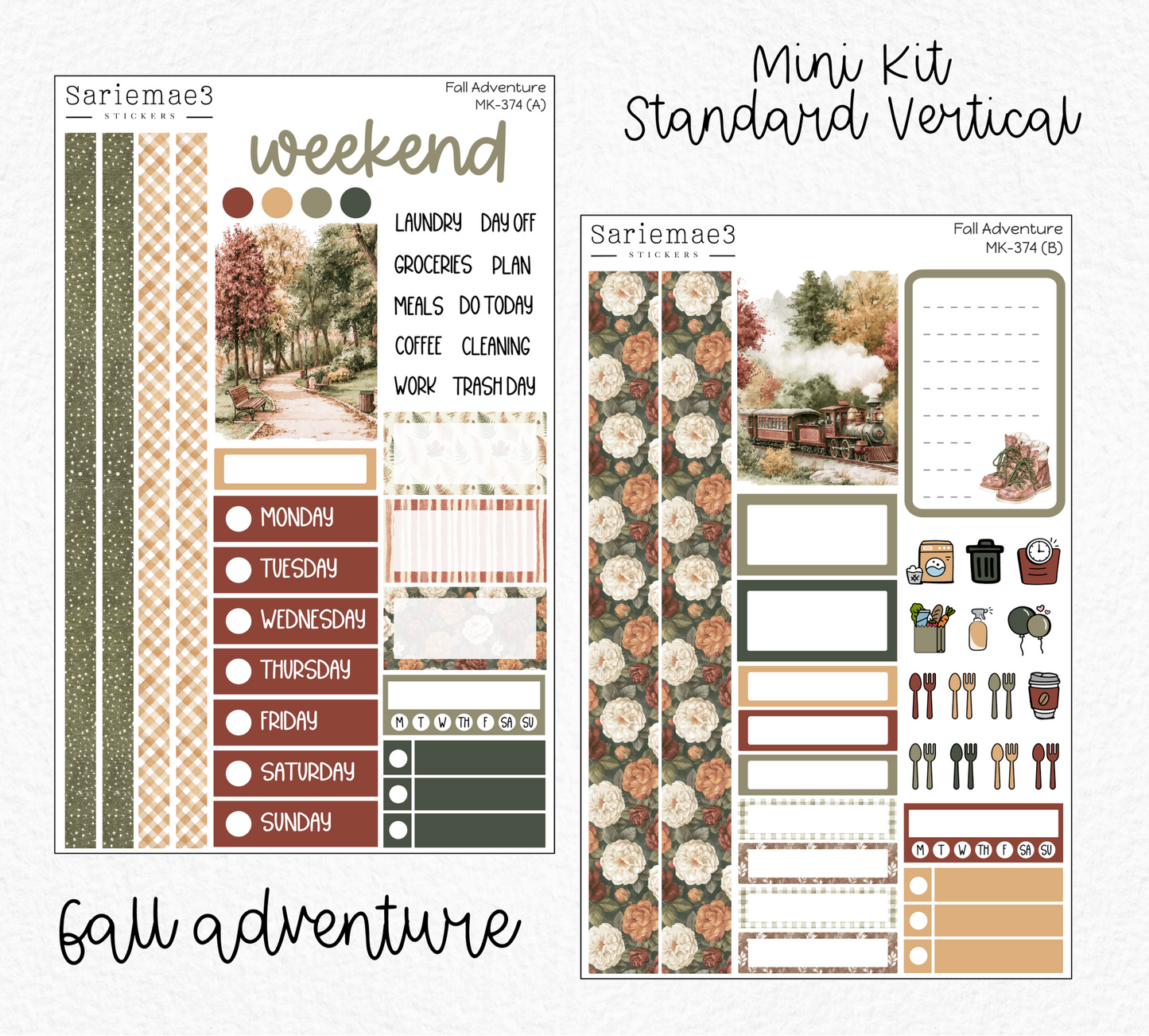 Mini Kit, Fall Adventure, MK-374