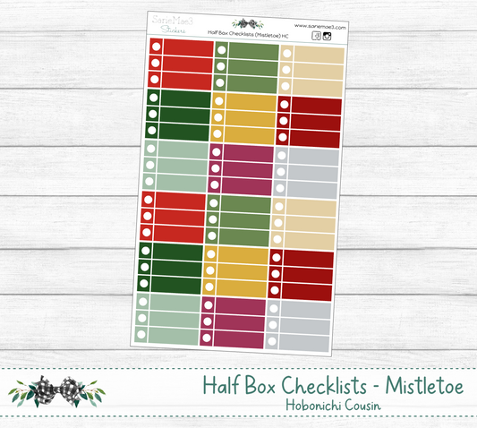 Half Box Checklists (Mistletoe) Hobo Cousin