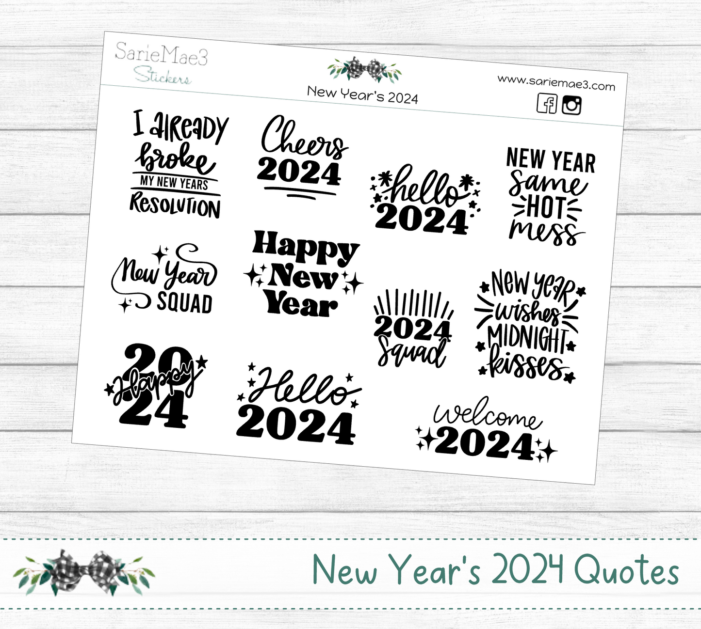 New Year’s 2024 Quotes SarieMae3