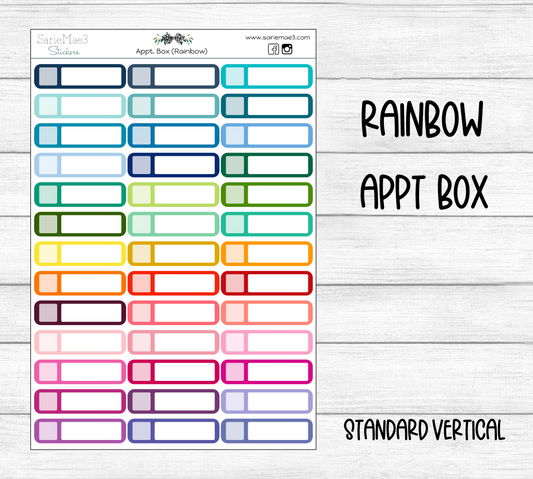 Appt Box (Rainbow)