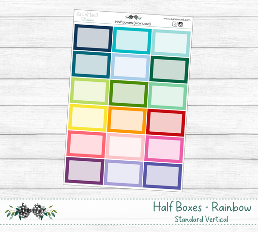 Half Boxes (Rainbow)