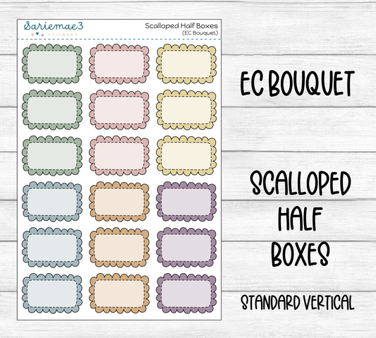 Scalloped Half Boxes (EC Bouquet)