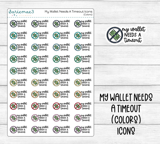 My Wallet Needs A Timeout Icons (Reformat)