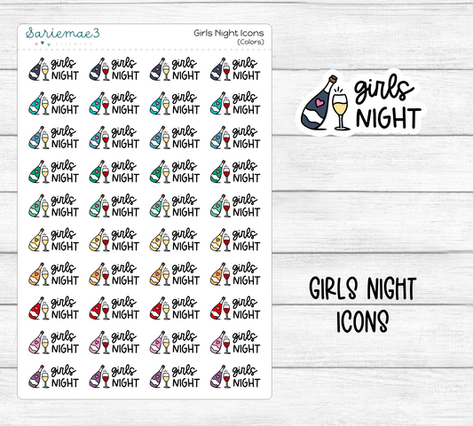 Girls Night Icons
