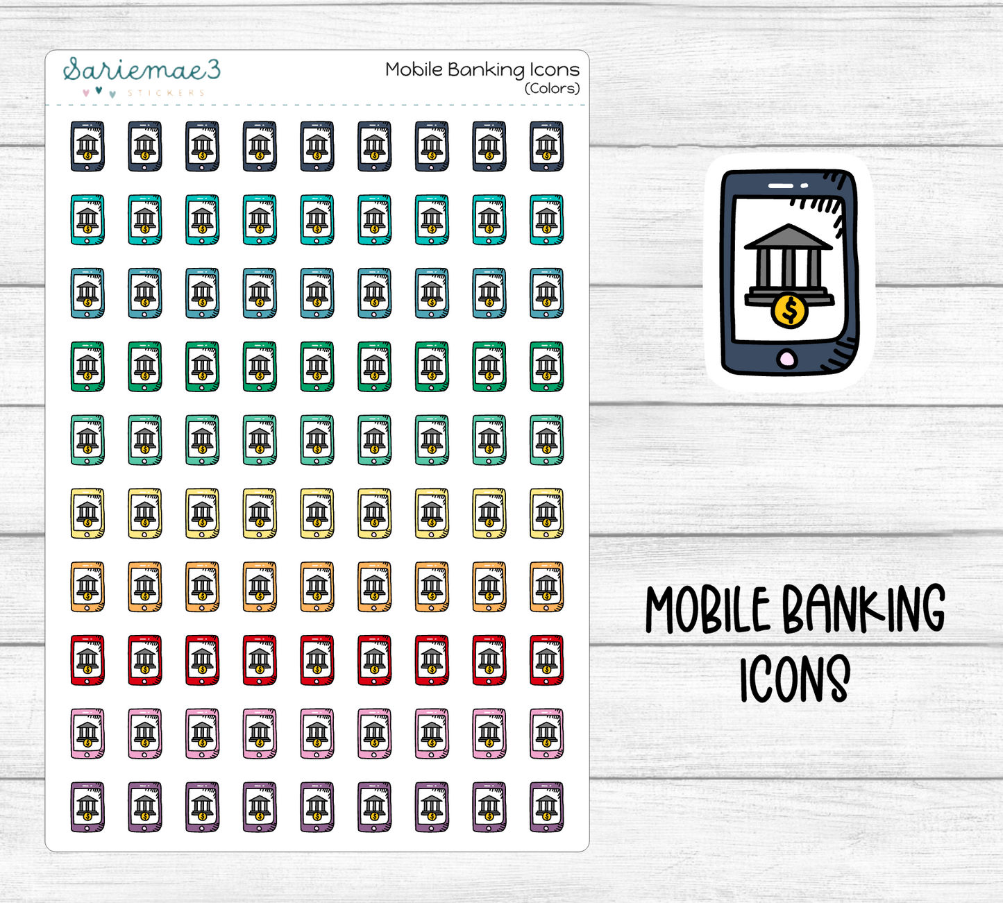 Mobile Banking Icons (Reformat)