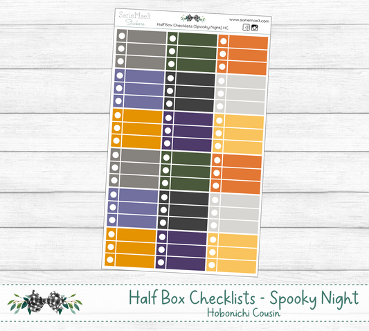 Half Box Checklists (Spooky Night) Hobo Cousin