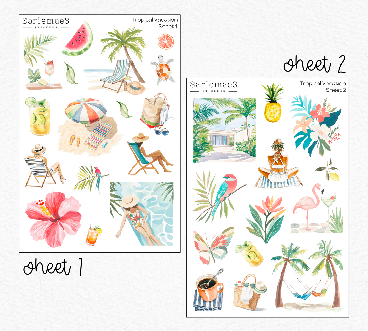 Tropical Vacation Deco Collection
