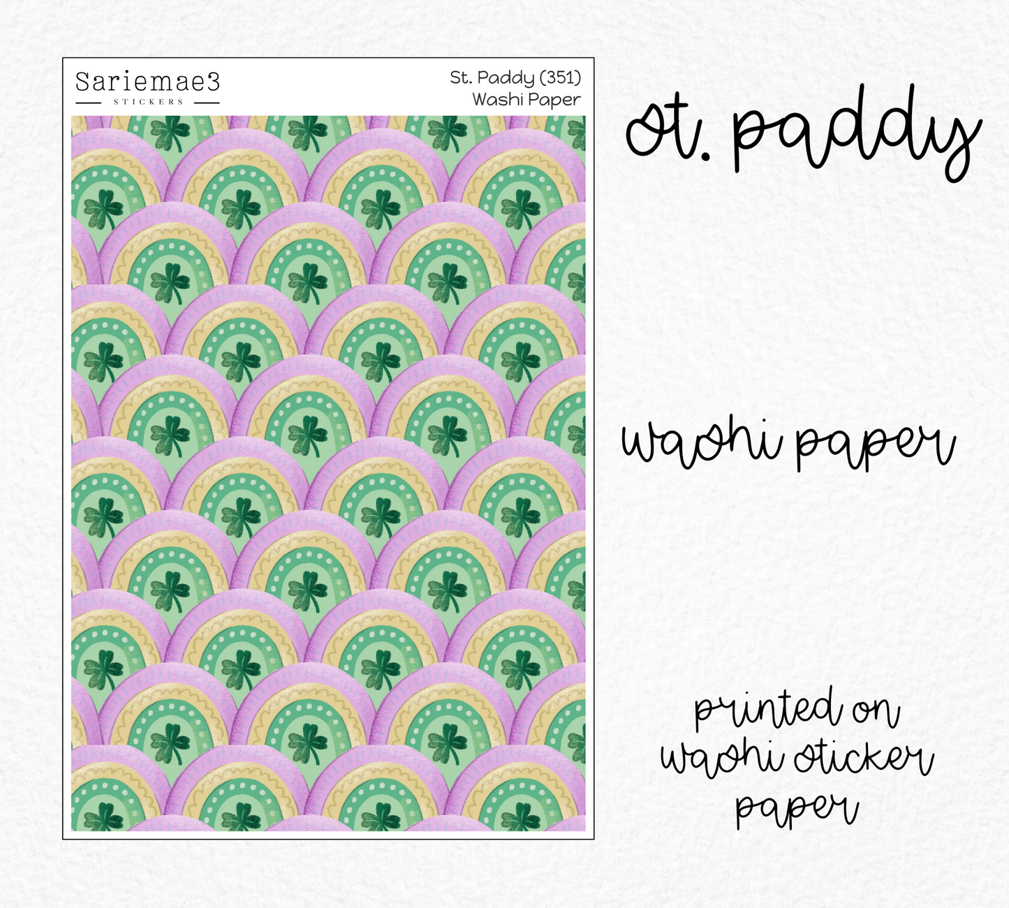 St. Paddy Washi Paper (Kit 351)