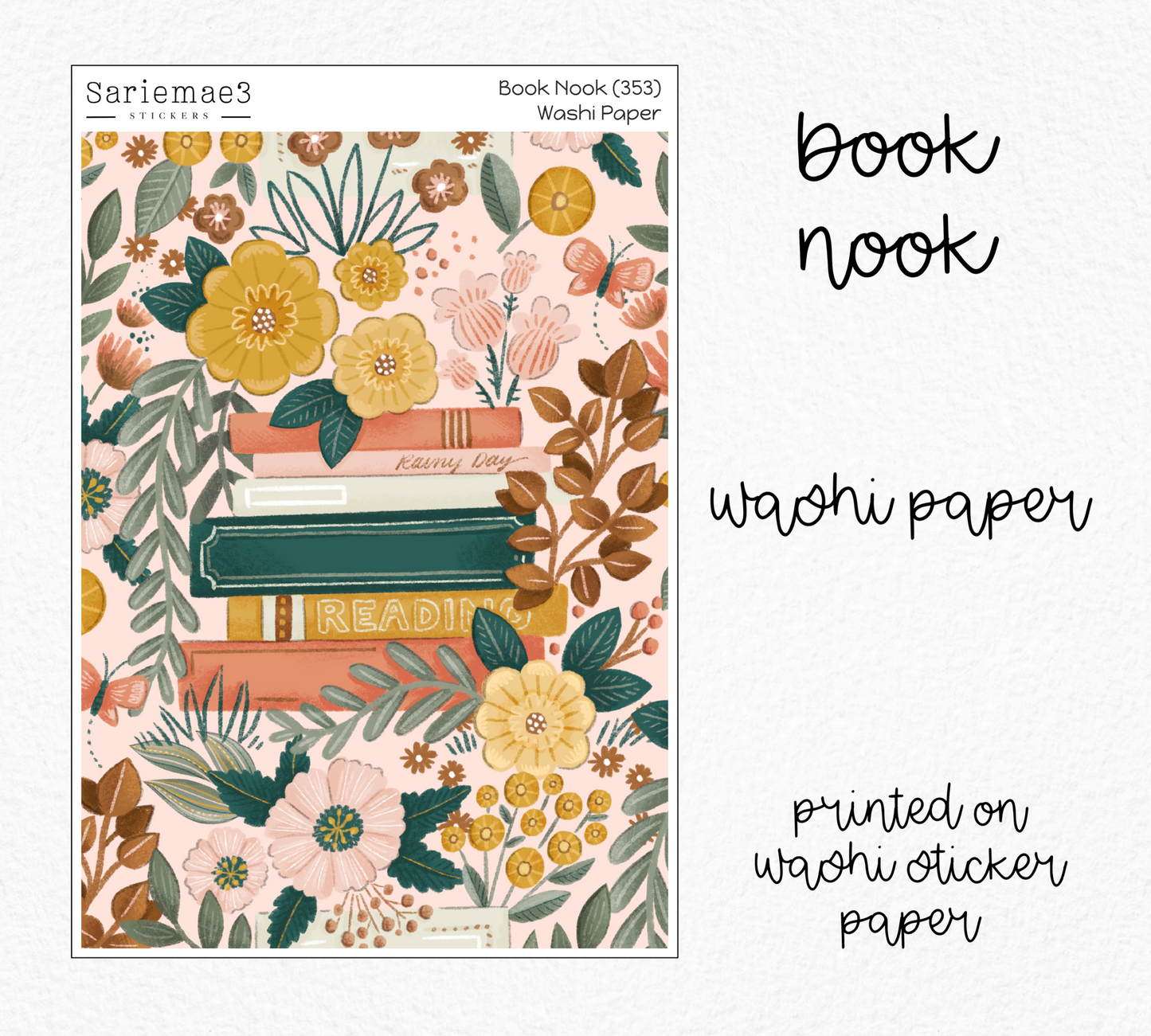 Book Nook Washi Paper (Kit 353)