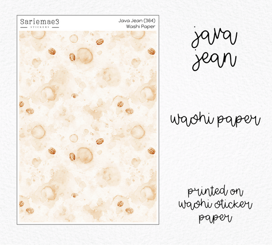 Java Jean Washi Paper (Kit 364)