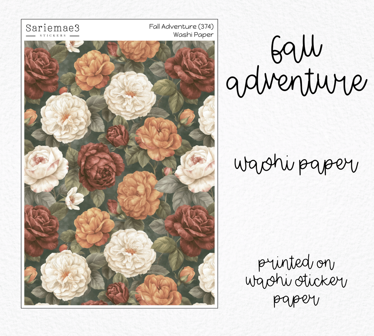 Fall Adventure Washi Paper (Kit 374)
