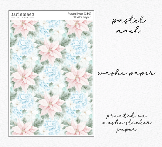 Pastel Noel Washi Paper (Kit 380)