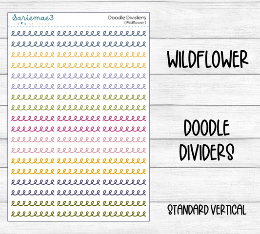 Doodle Dividers (Wildflower)