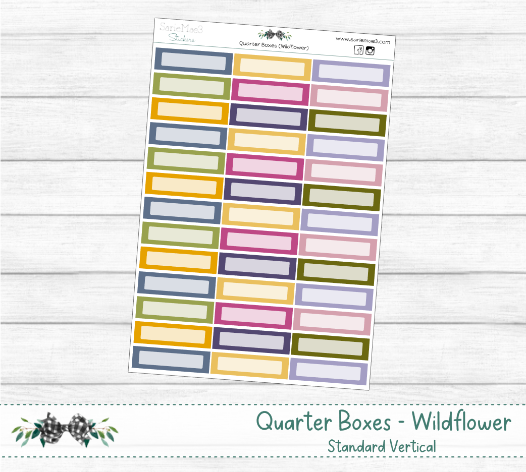 Quarter Boxes (Wildflower)