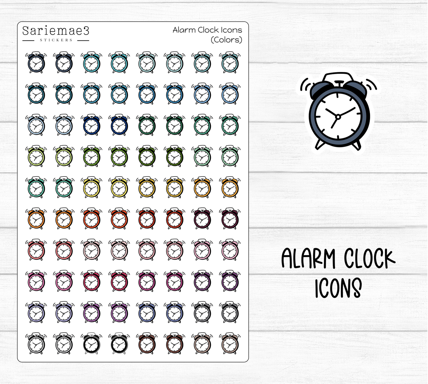 Alarm Clock Icons