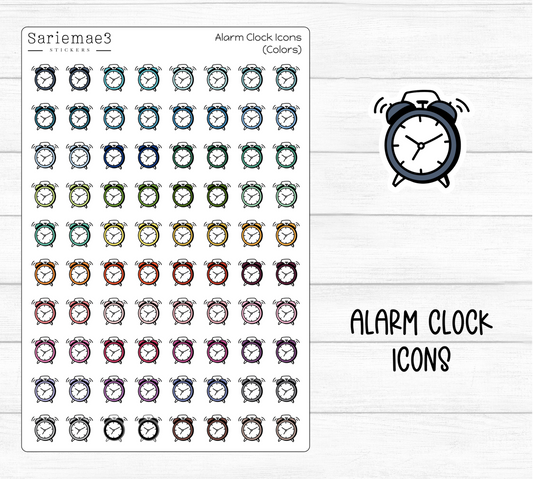 Alarm Clock Icons