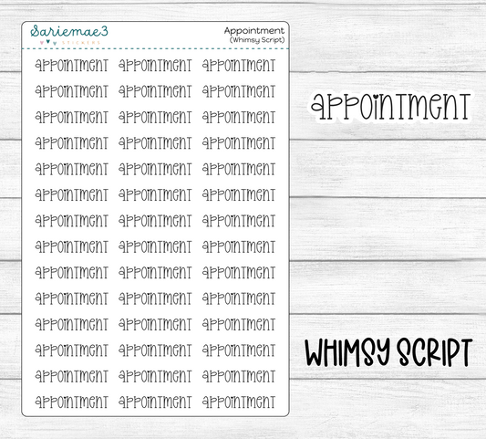 Appointment (Whimsy)