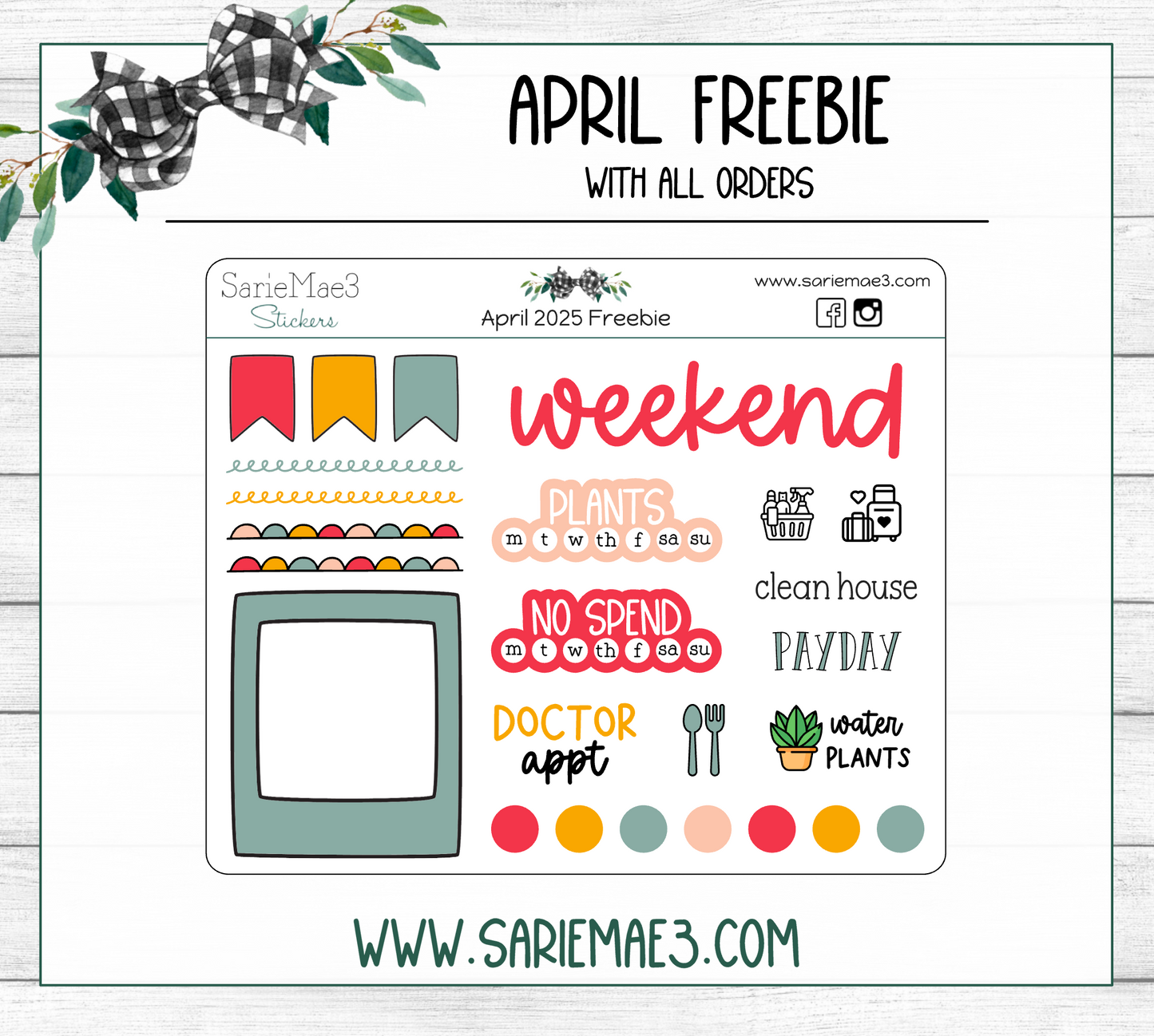 April 2025 Freebie
