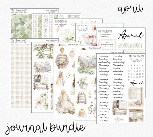 April Journal Bundle (20% off) LIMITED TIME!