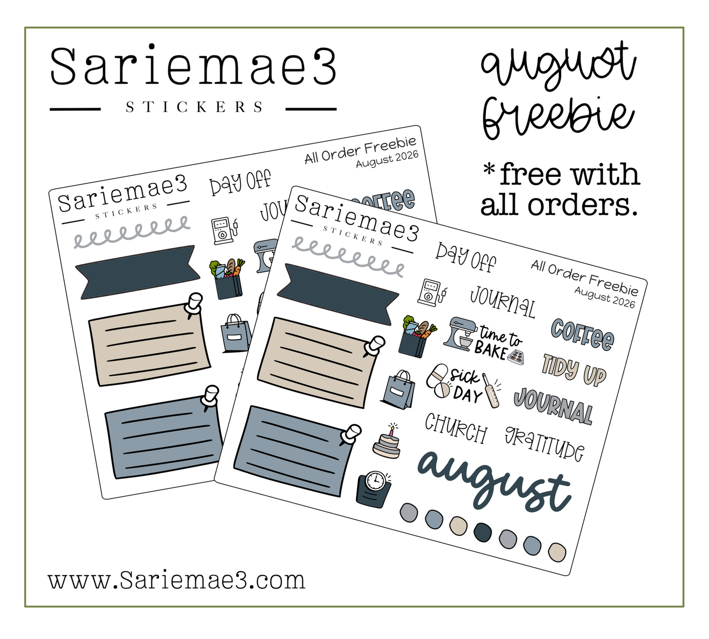 August 2026 Freebie