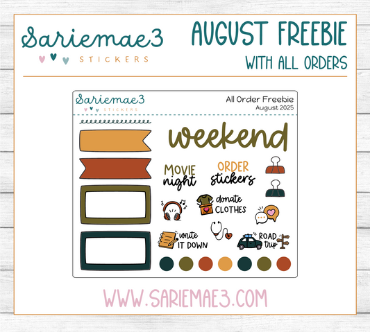 August 2025 Freebie