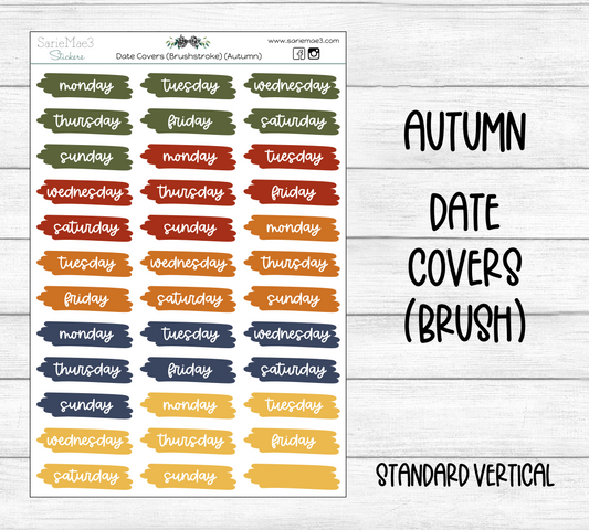 Date Covers (Brushstroke) (Autumn)