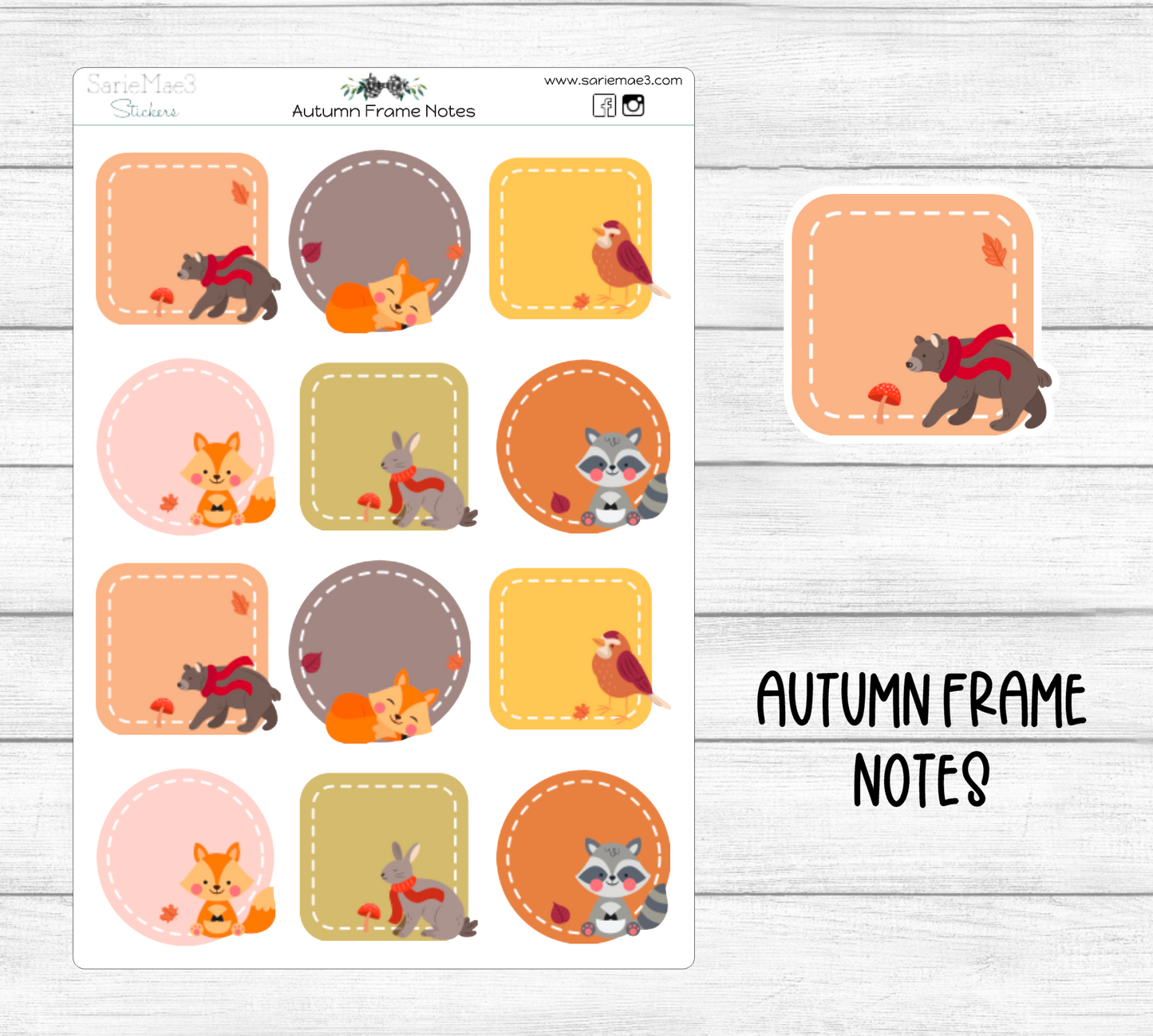 Autumn Frame Notes