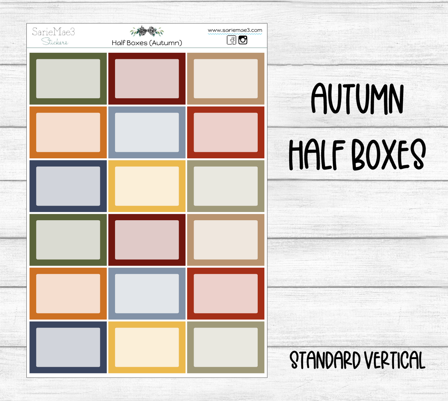 Half Boxes (Autumn)