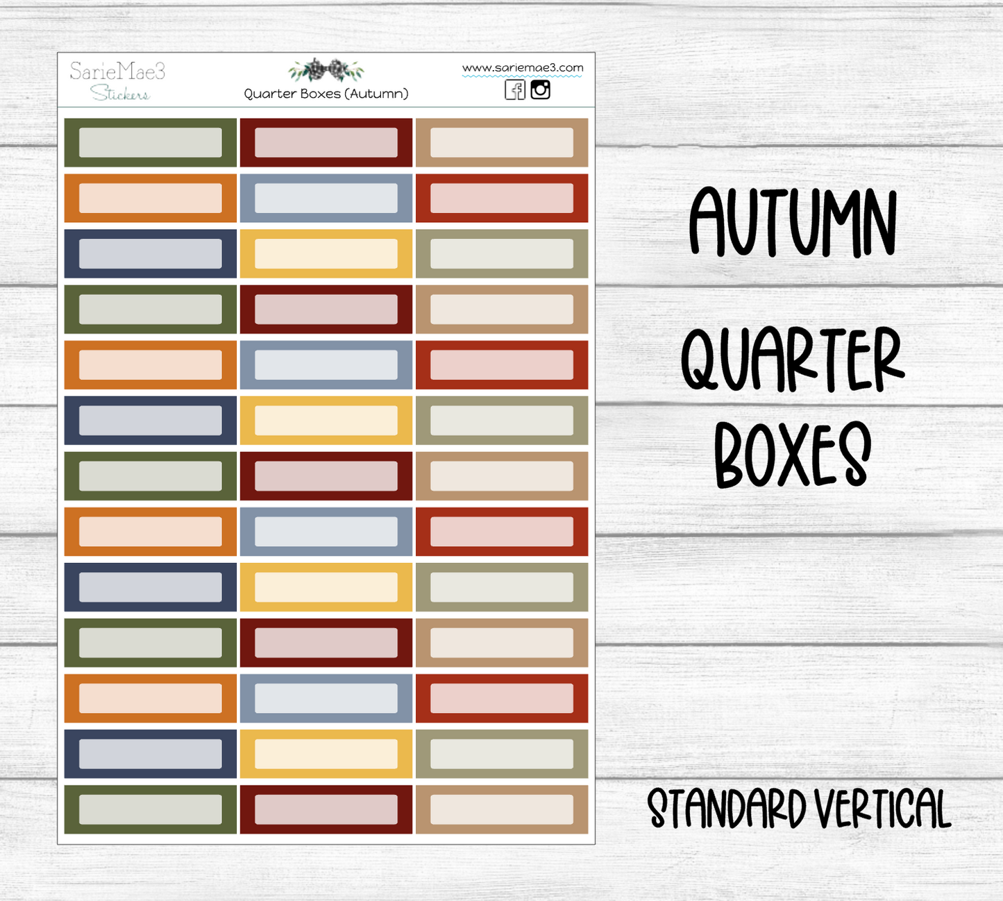 Quarter Boxes (Autumn)