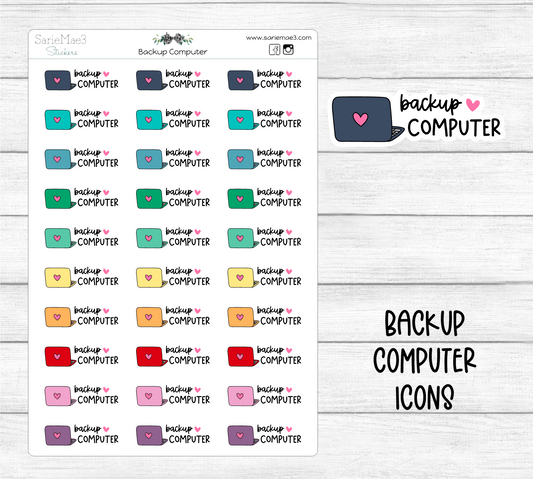 Backup Computer Icons