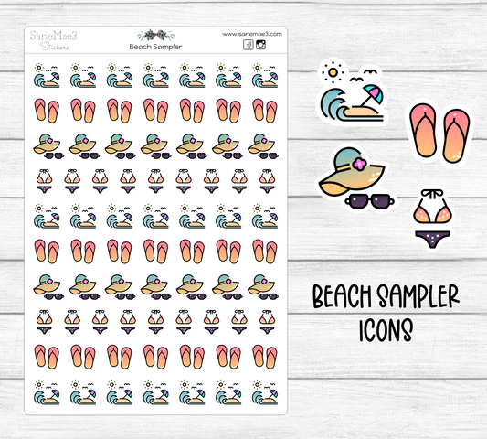 Beach Sampler Icons