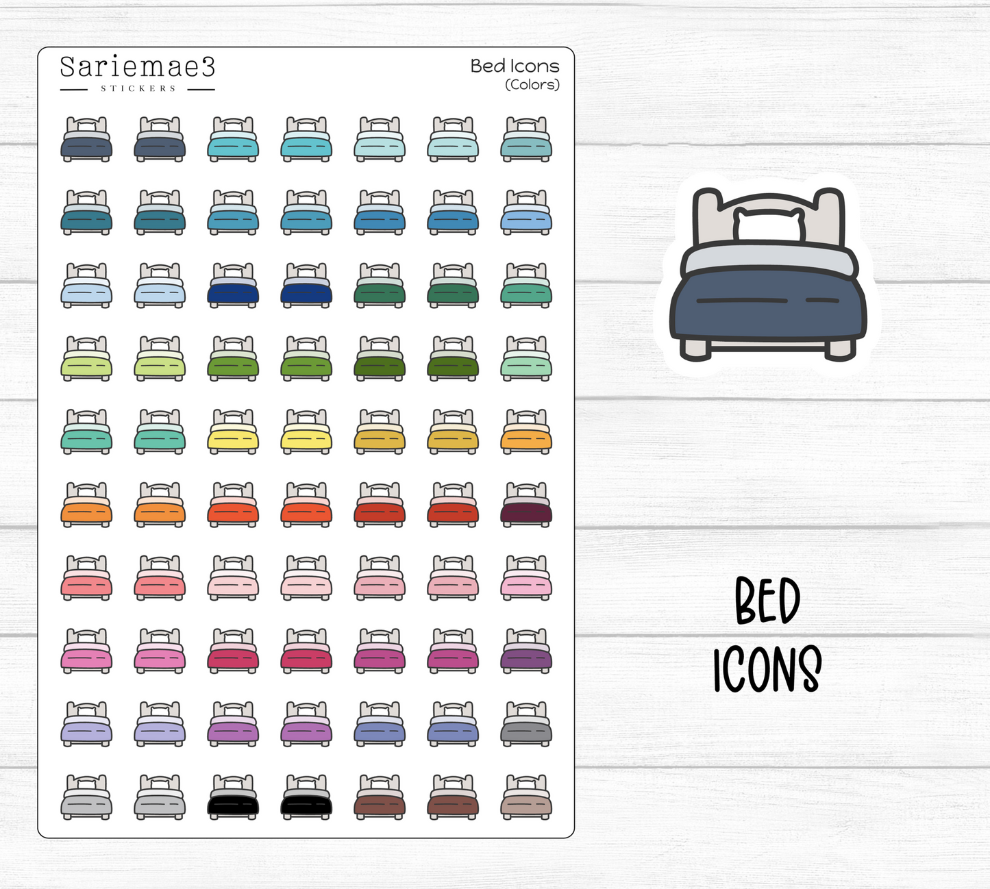 Bed Icons (Reformatted)