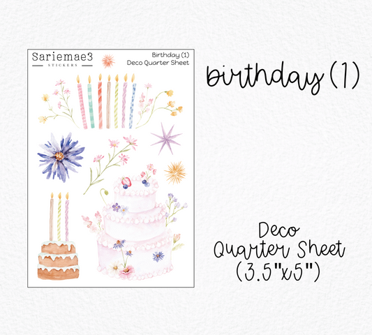 Birthday (1) Deco Quarter Sheet